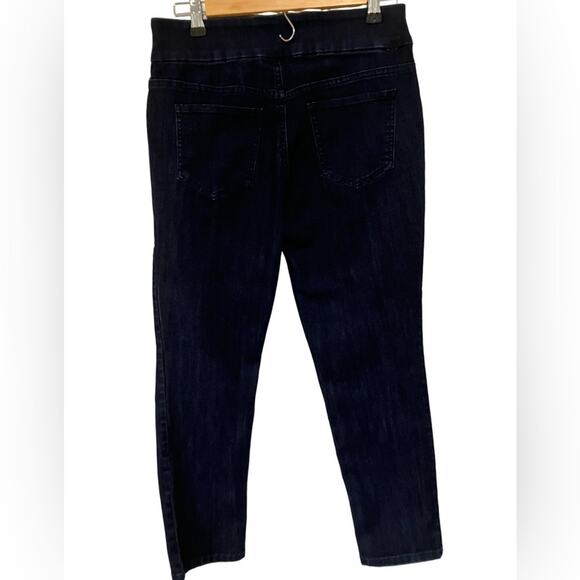 Chico's Dark Blue stretch Ankle & Cropped Jeans (0) - Picture 4 of 9